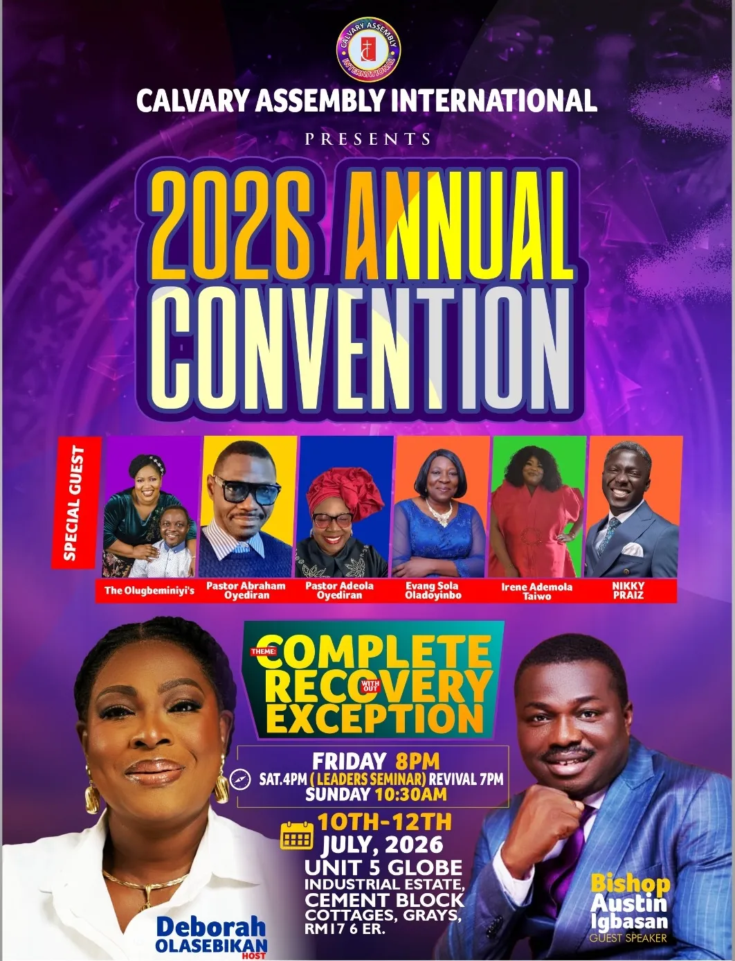 2026 Annual Convention Flyer