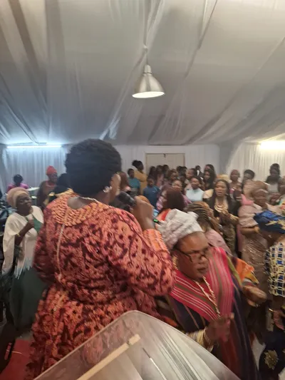 Community members celebrating