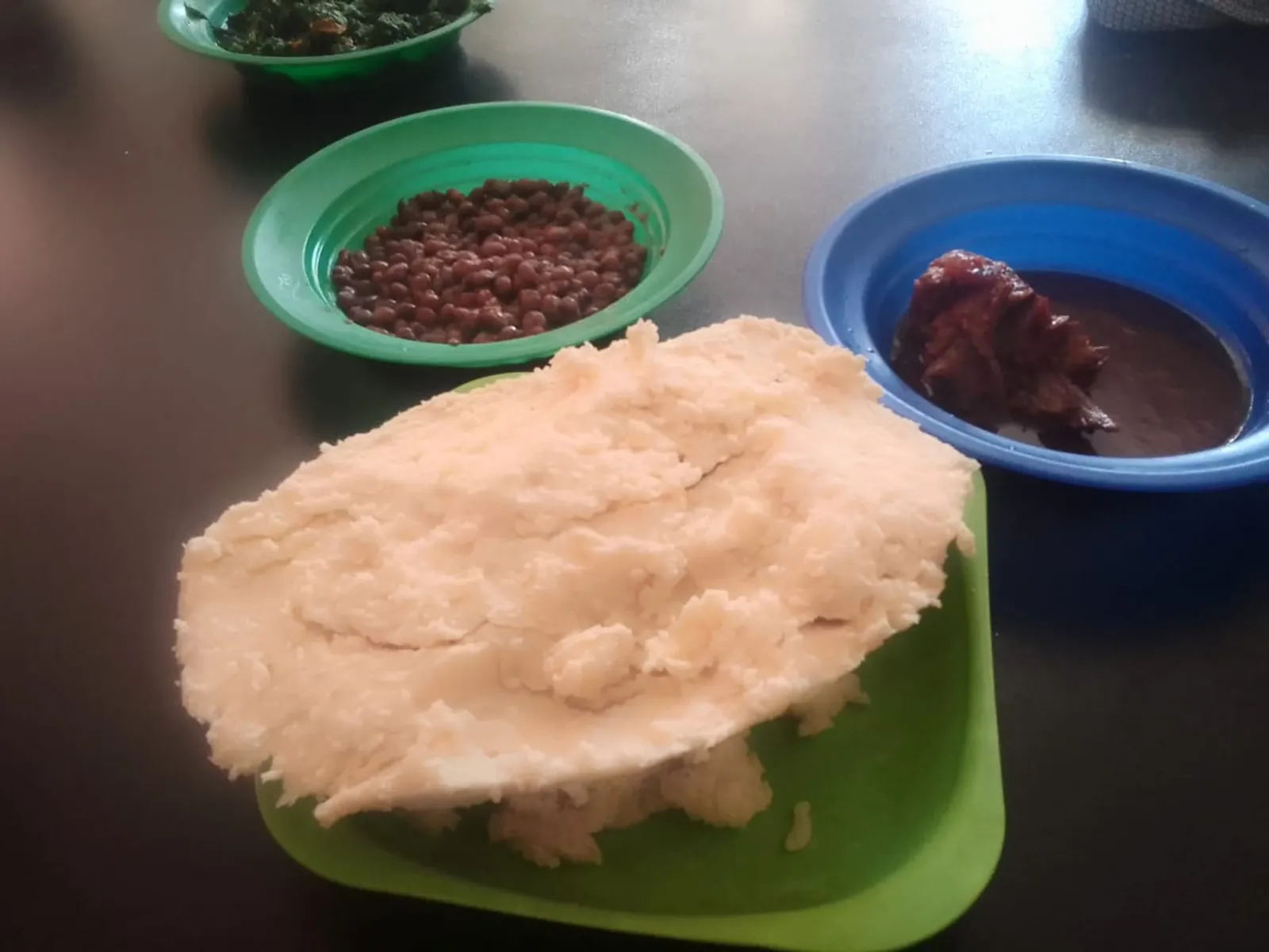 Food shared by the community